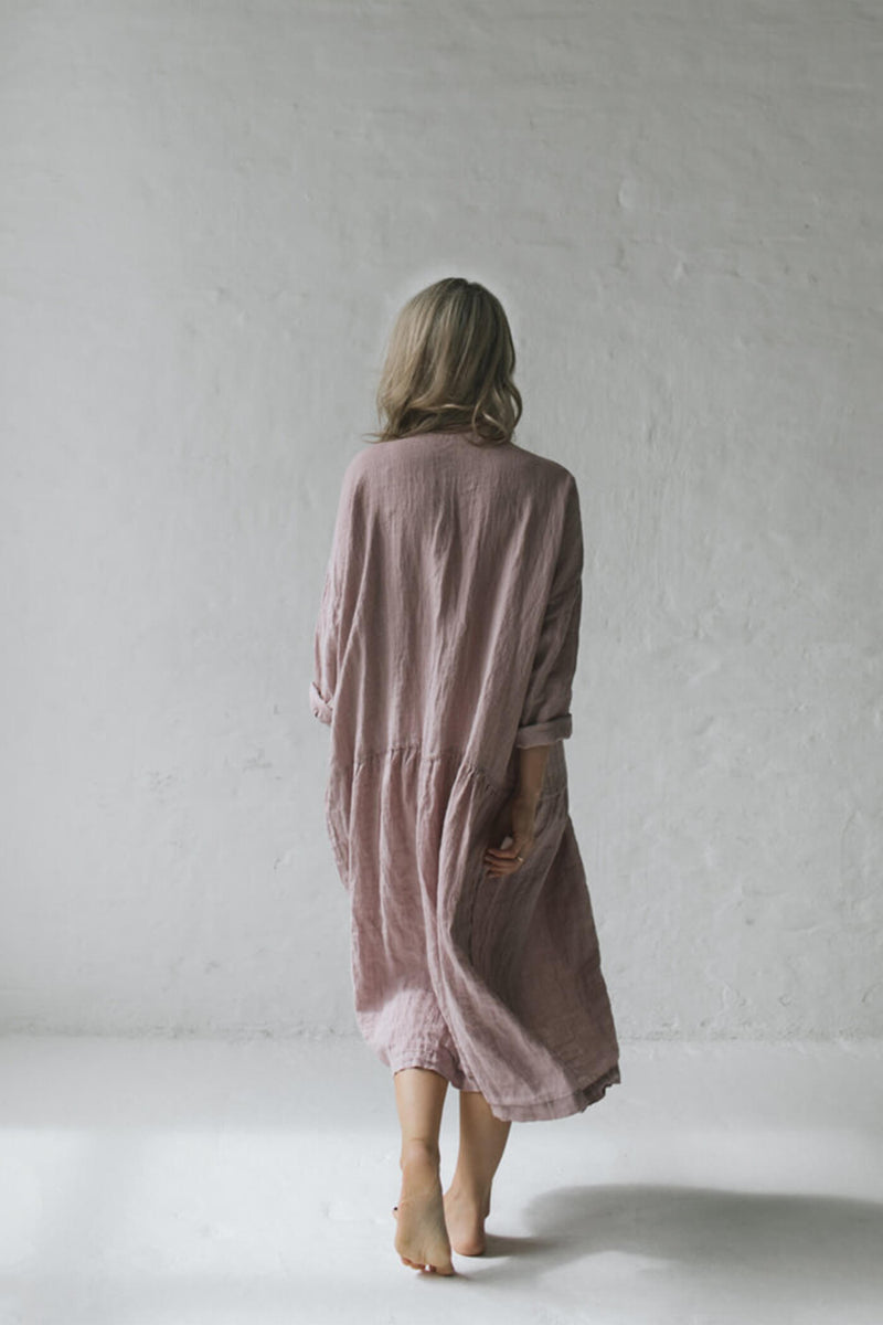 Seaside tones linen best sale dress