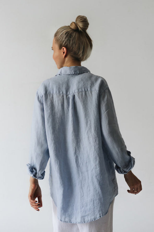 Linen Shirt - Light Blue