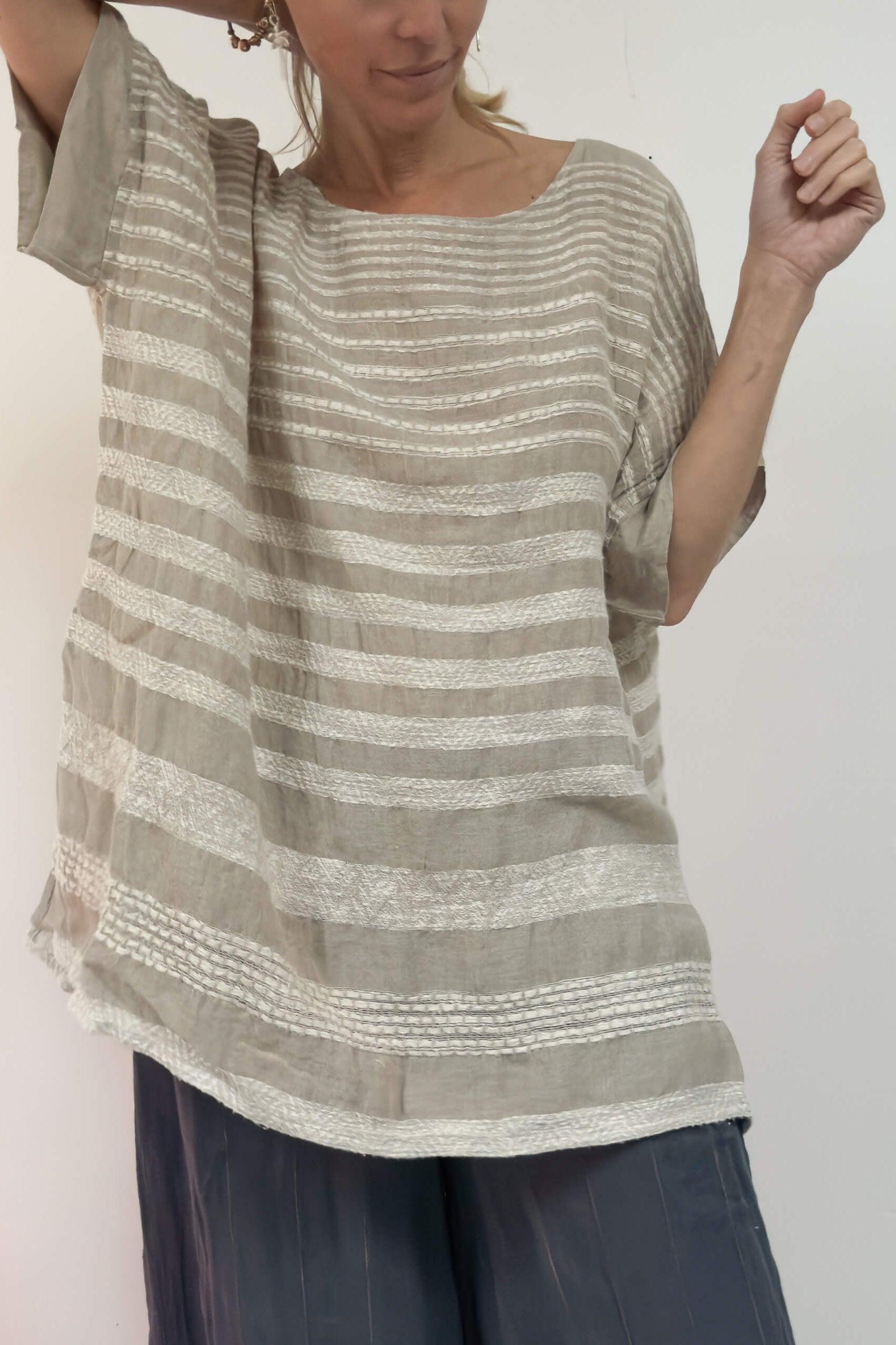 Camicia Pneuma in Taglio Ermitage in Naturale