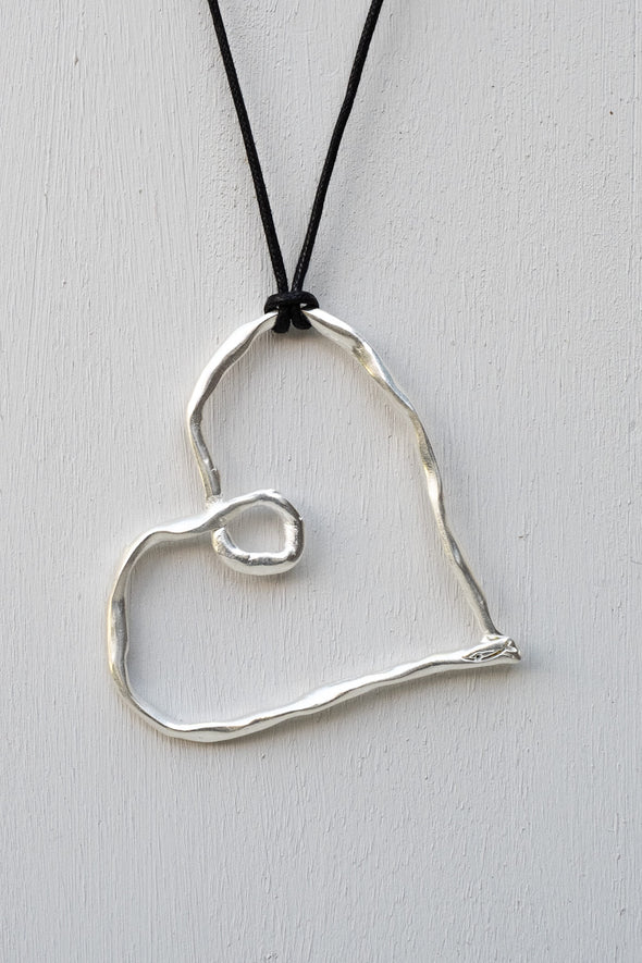 Cuore Silver Plated Pendant