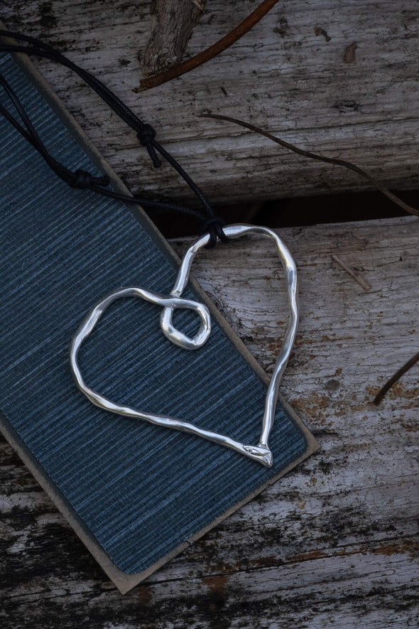 Cuore Silver Plated Pendant