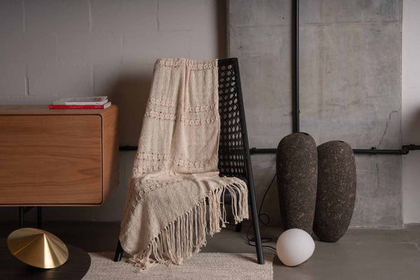 Amor Perfeito Throw - Natural