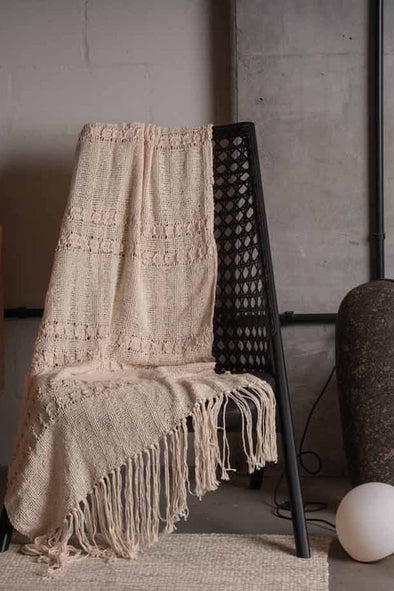 Amor Perfeito Throw - Natural