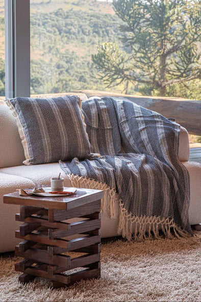 Hebe Throw - Coastal Blue