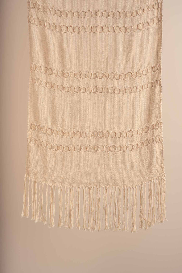 Amor Perfeito Throw - Natural
