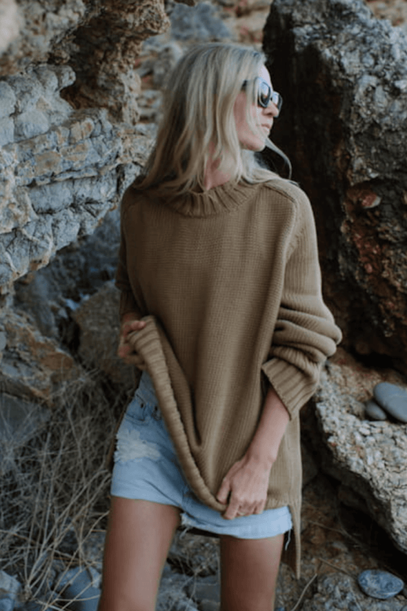 Crewneck Sweater - Beige