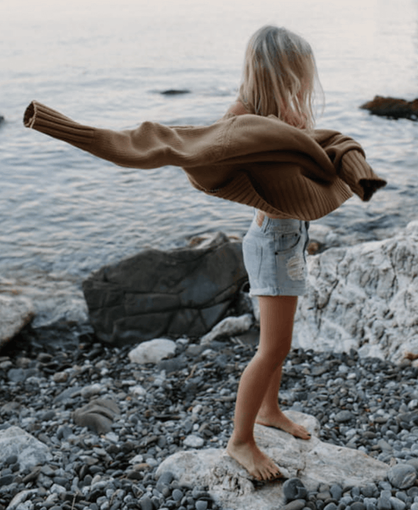 Crewneck Sweater - Beige