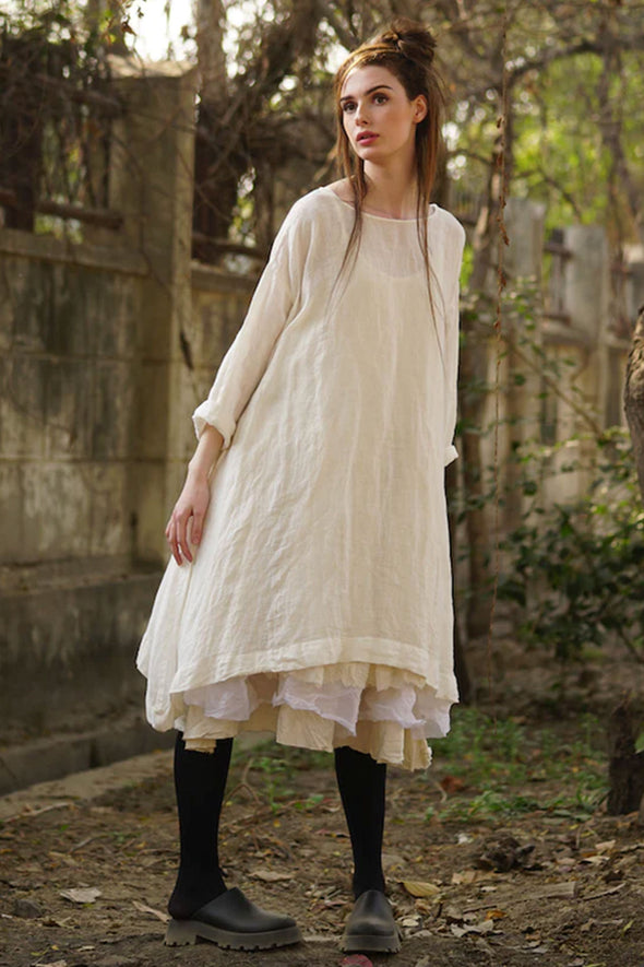 Sylvie Tunic Dress - Linen Gauze