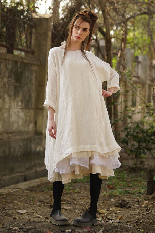 Sylvie Tunic Dress - Linen Gauze