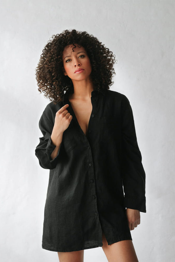 Boyfriend Shirt - Black
