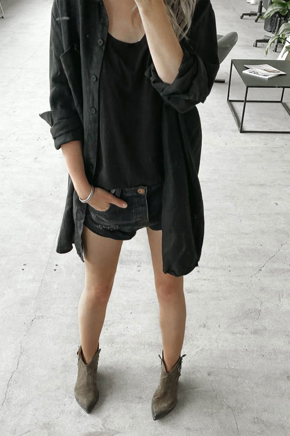 Boyfriend Shirt - Black