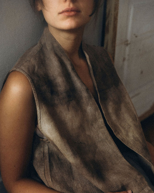 Maria Plant-Dyed Vest