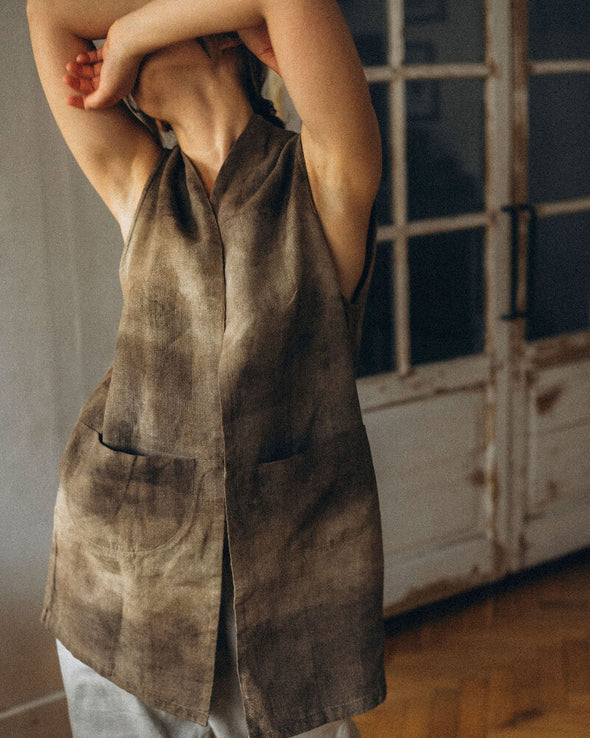 Maria Plant-Dyed Vest