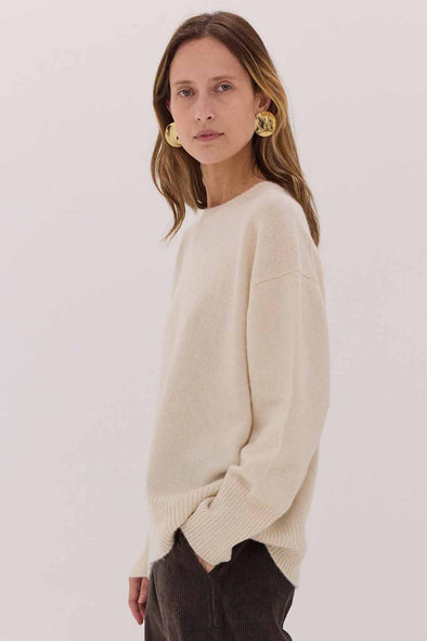The Classic Crew Jumper - Baby Alpaca & Cashmere