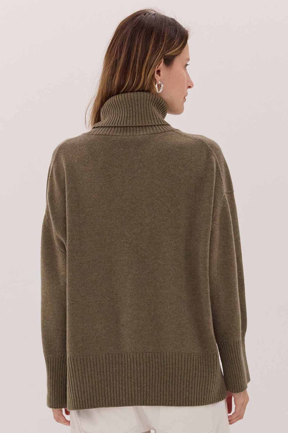 The Roll Neck Jumper - Merino & Cashmere