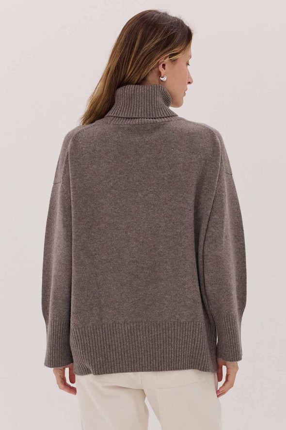 The Roll Neck Jumper - Merino & Cashmere