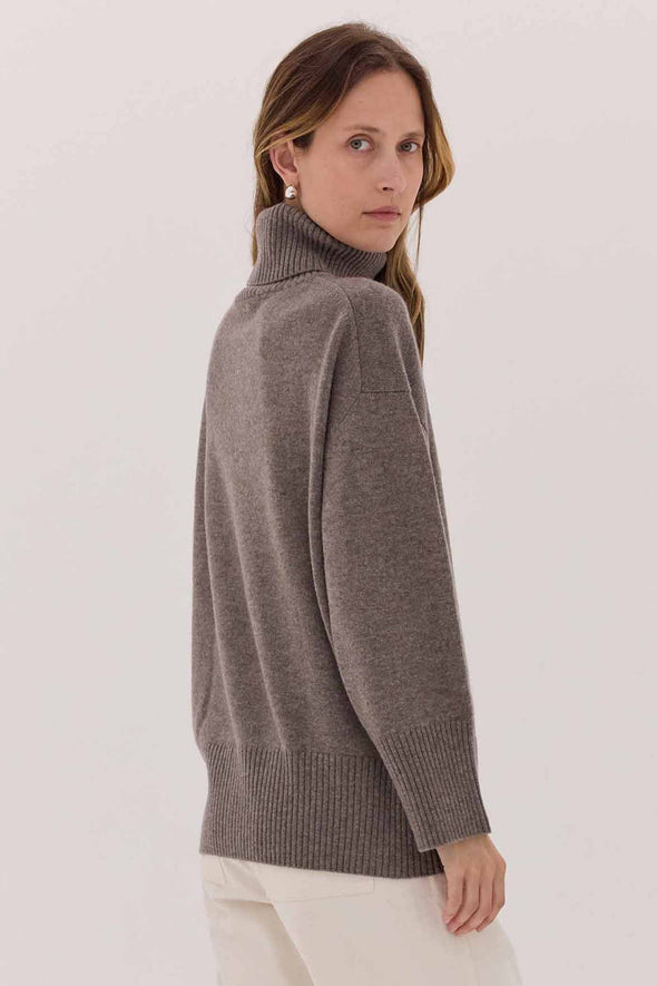 The Roll Neck Jumper - Merino & Cashmere