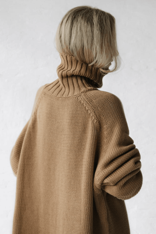 Turtleneck Sweater - Beige