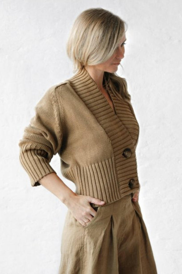 Cardigan Sweater - Beige