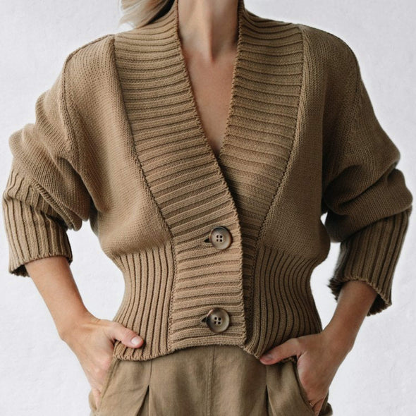 Cardigan Sweater - Beige