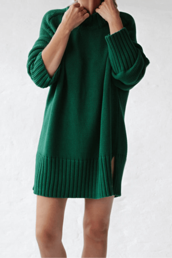 Crewneck Sweater - Forest Green