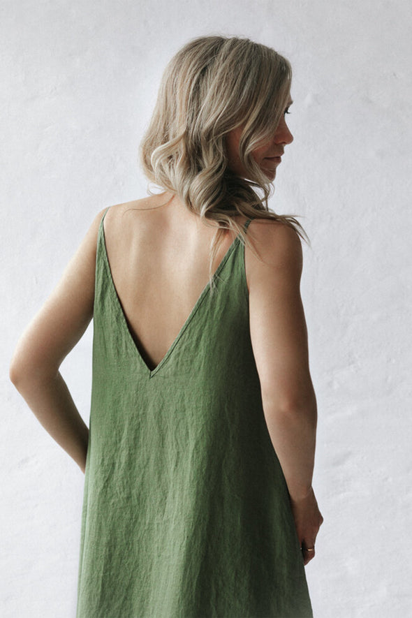 Nanami Maxi Dress - Olive