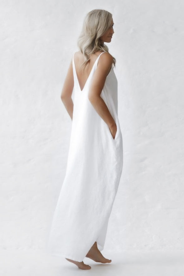 Nanami Maxi Dress - White
