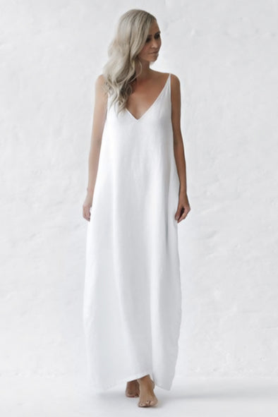 Nanami Maxi Dress - White