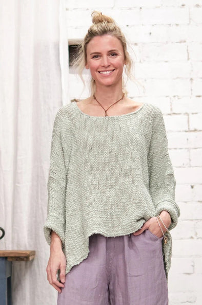 MAGLIA FOGLIA - Tela Campo