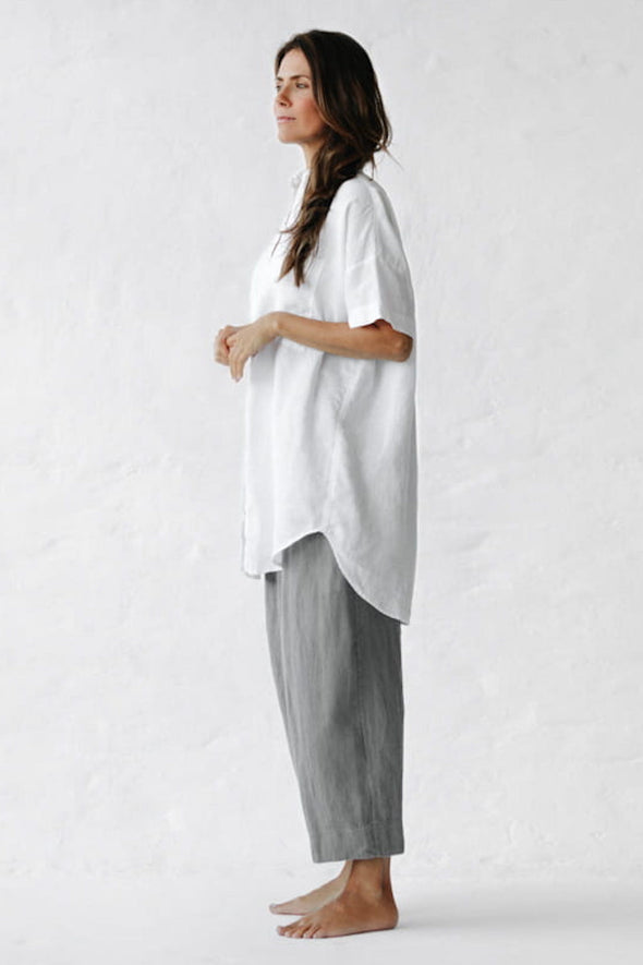 Nata Linen Shirt - Ivory