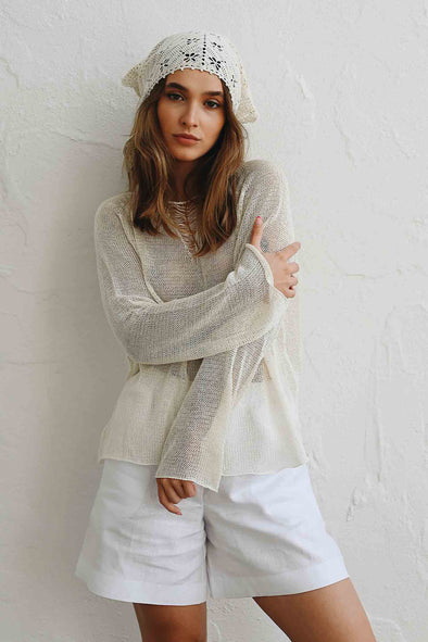 Daryna Silk & Linen Sweater