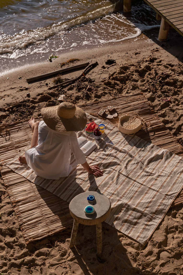 Esparta Throw - Coral Clay