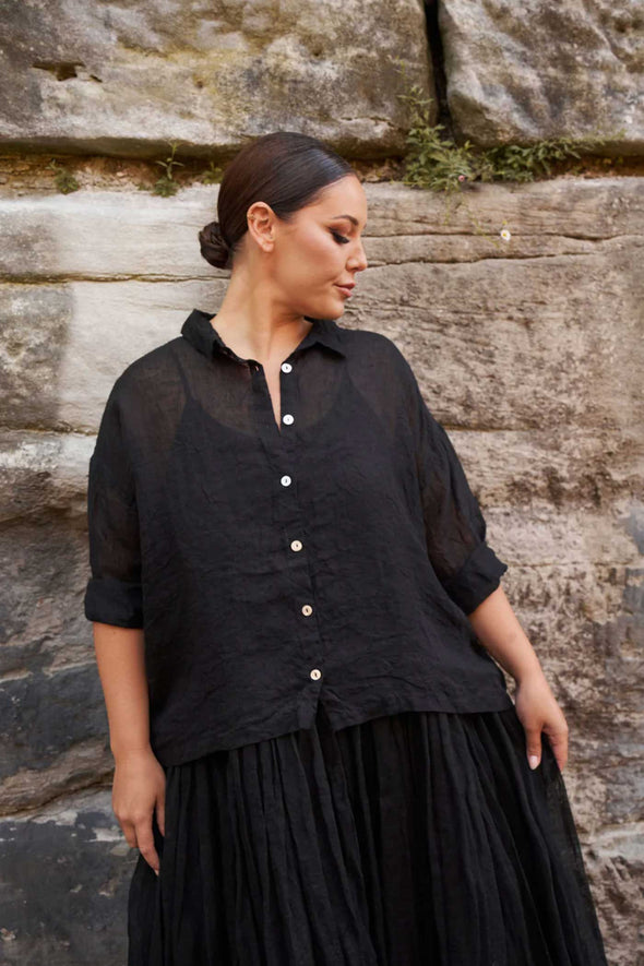 Ella Shirt - Linen Gauze