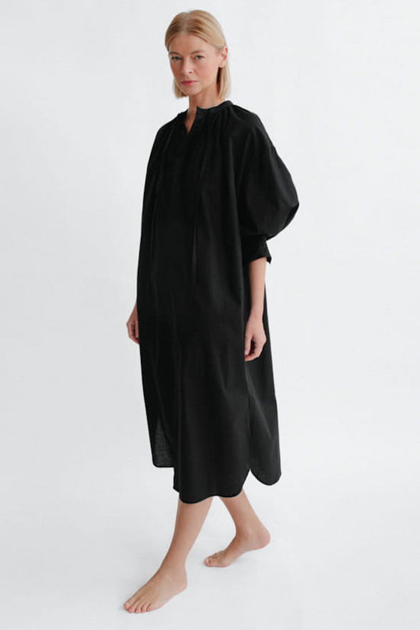 Westa Cotton Dress - Black