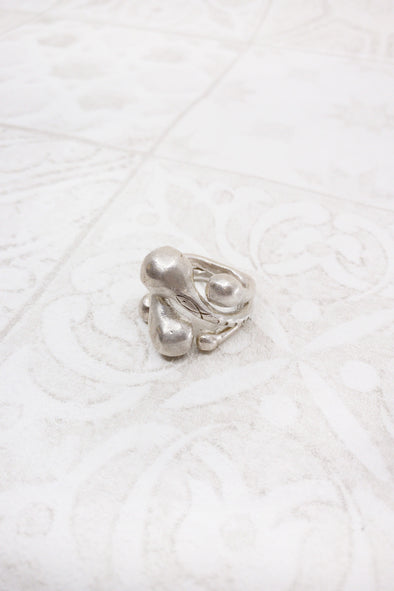 Palline Silver Ring