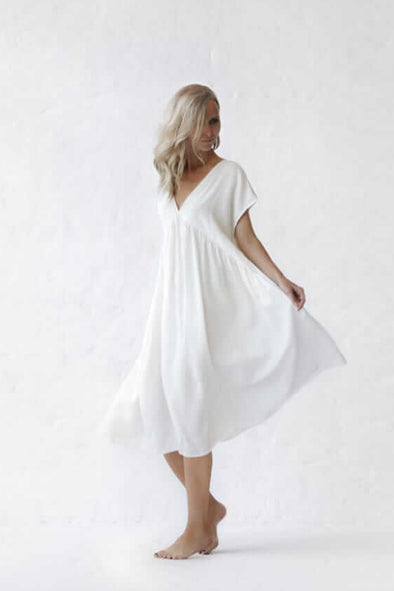 Figga Dress - White