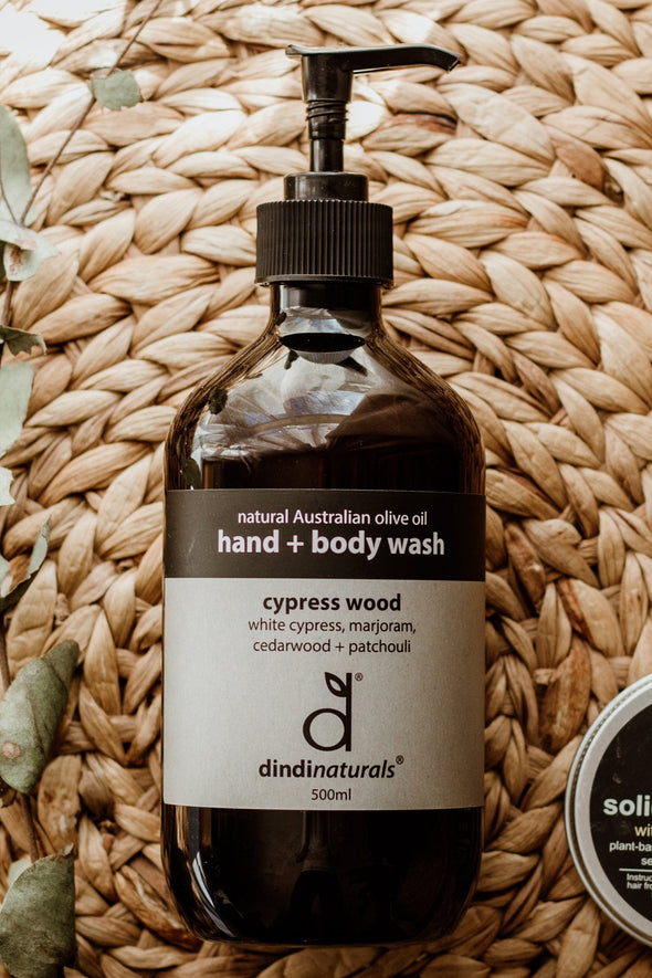 Hand + Body Wash Cypress Wood