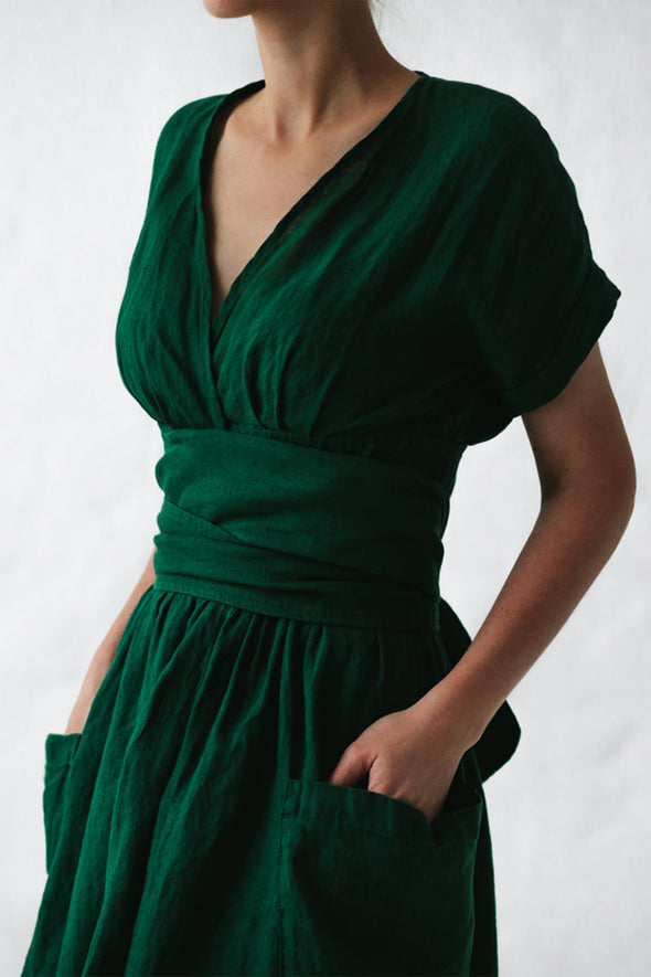 Kimono Dress - Green