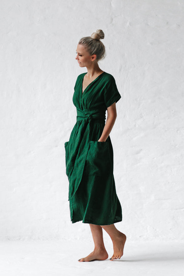Kimono Dress - Green