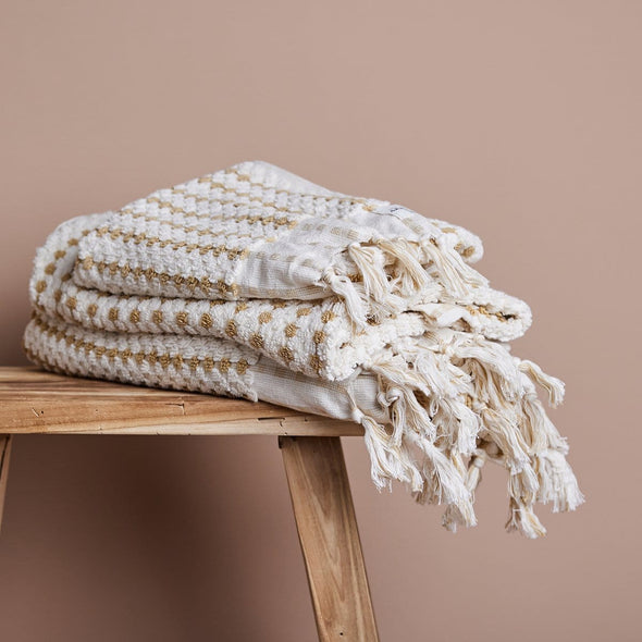 Chickpea 100% Cotton Towel Collection | Nutmeg - Coton Bath Mat