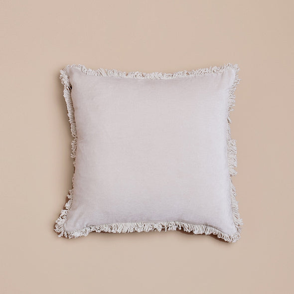 Velvet Square 100% Cotton Cushion | Clay - Coton Bath Mat