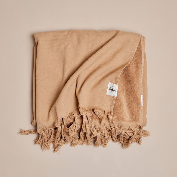 Vintage Wash 100% Cotton Bathroom Collection | Nutmeg | Bath Sheet