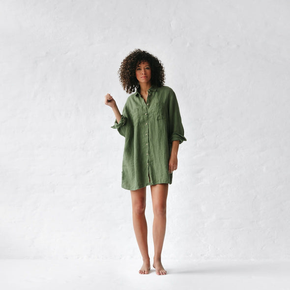 Boyfriend Shirt - Olive