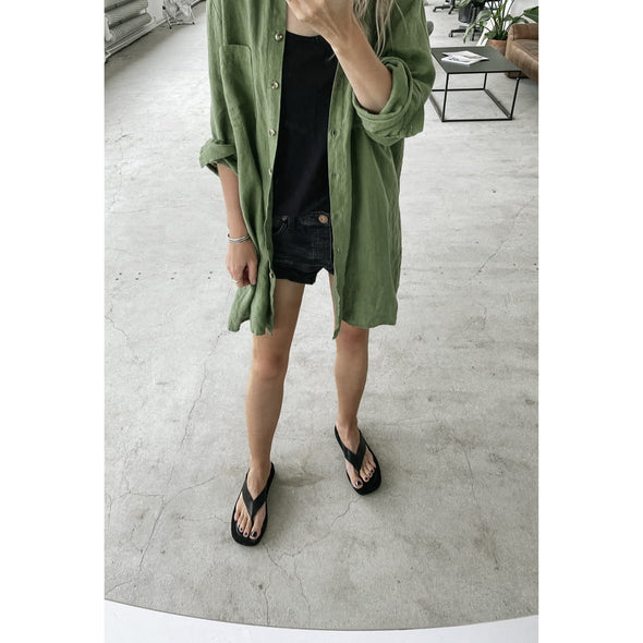 Boyfriend Shirt - Olive