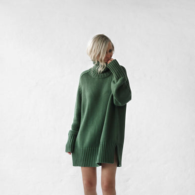 Turtleneck Sweater - Green