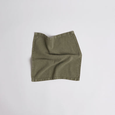 Vintage Wash 100% Cotton Bathroom Collection | Olive | Hand Towel