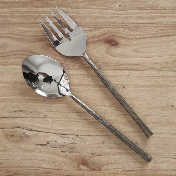 Ayu Silver Salad Servers