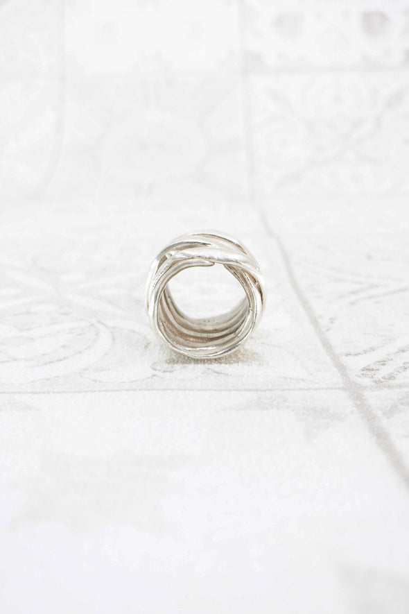 Gomitolo Silver Ring