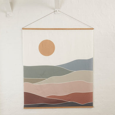 Mountains, Shades. Wall Hanging
