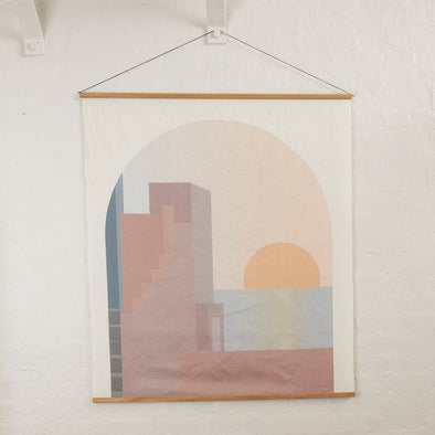 La Moralla Roja, Sunset. Wall Hanging